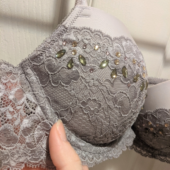 SOLD NWOT Dream Angels Lined Demi - Picture 2 of 4